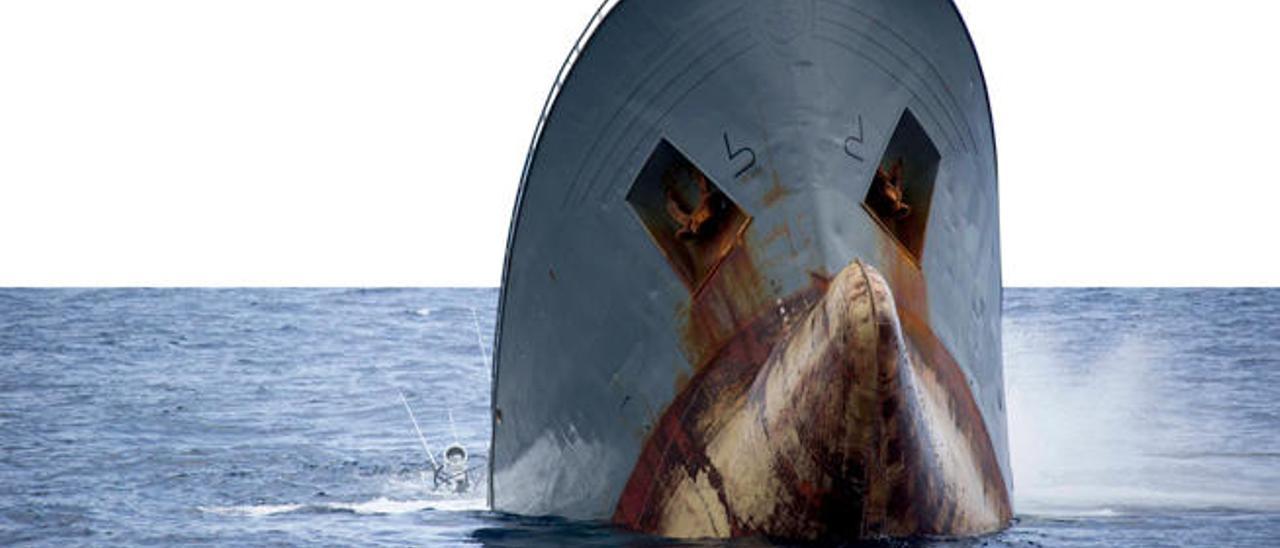 Una de las últimas fotografías tomadas al &quot;Thunder&quot;. // Simon Ager / Sea Shepherd