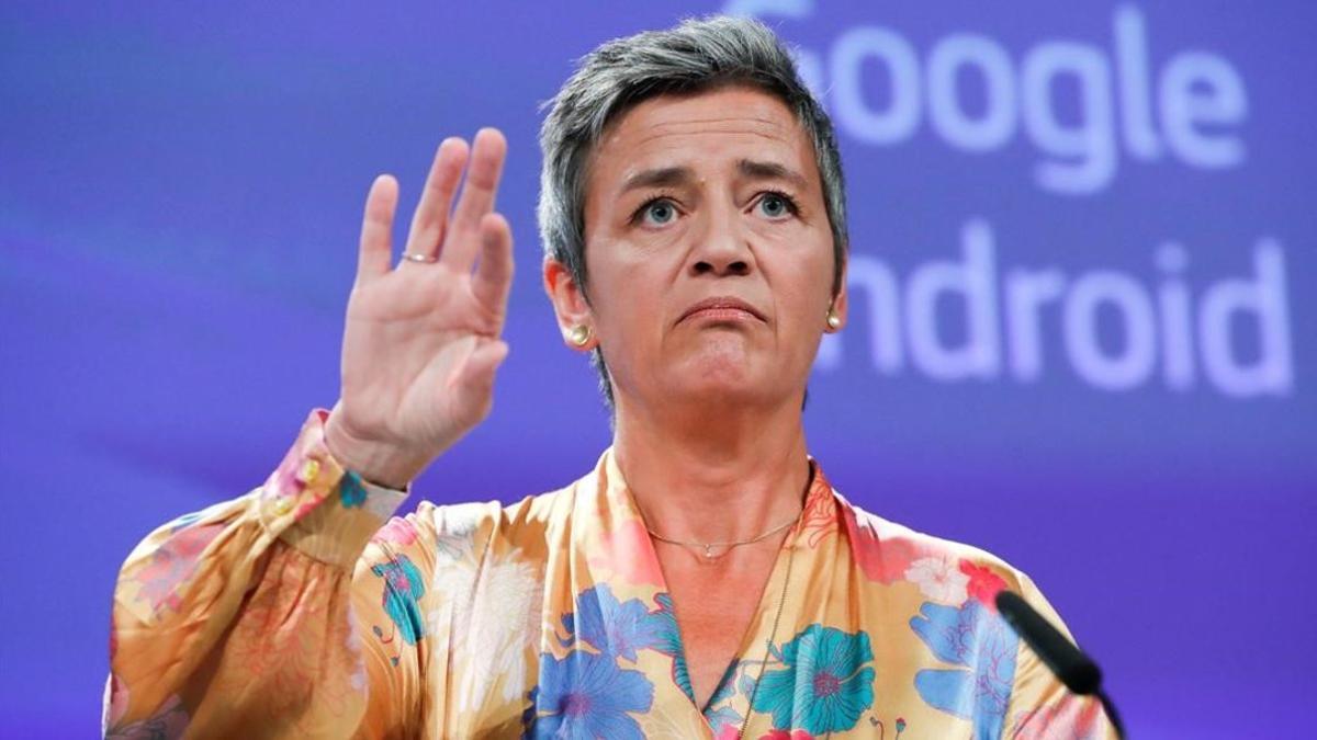 La comisaria de Competencia, Margrethe Vestager.