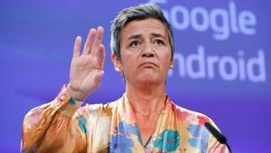 La comisaria de Competencia, Margrethe Vestager.