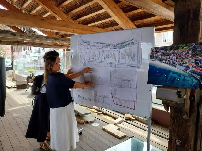 La presentación en sociedad del plan director de Banda do Río, en Bueu