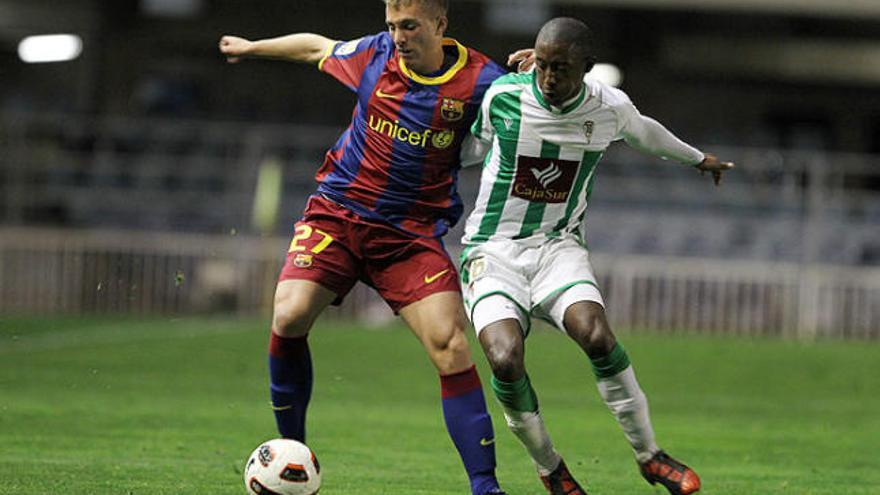 Gerard Deulofeu en va tenir prou de jugar l&#039;últim quart del Barça B-Còrdova per recollir elogis de tota mena.