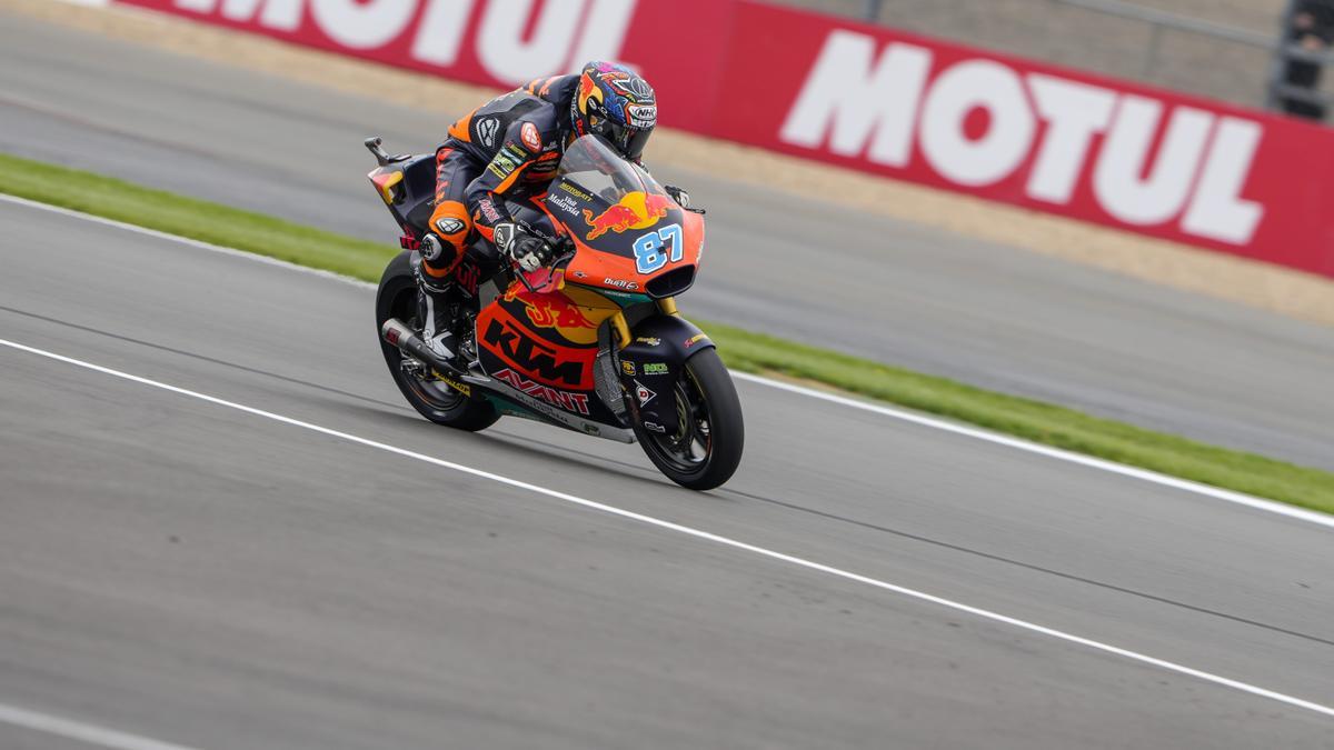 El piloto australiano Remy Gardner en Silverstone.