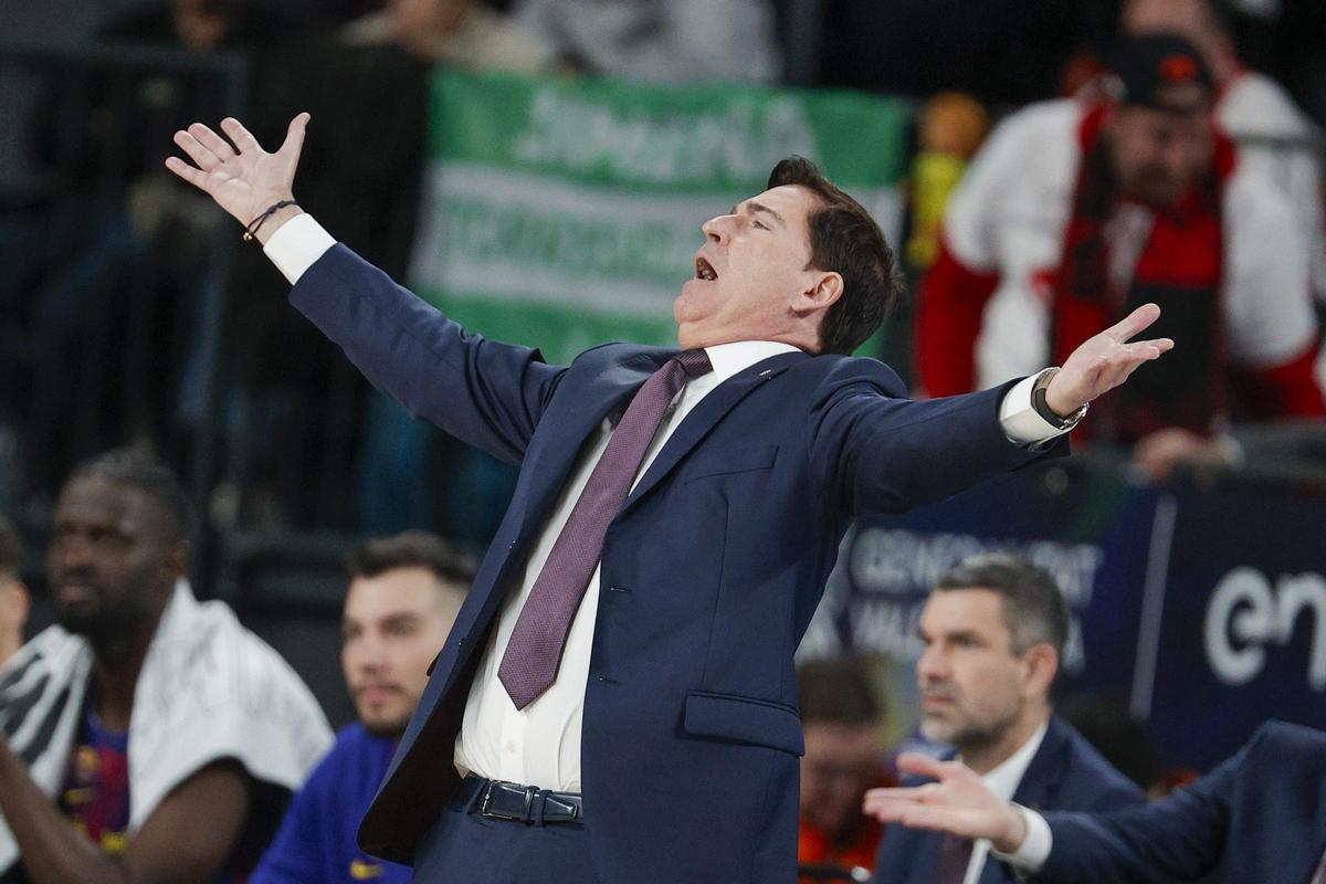 Xavi Pascual, técnico del Barça de baloncesto.