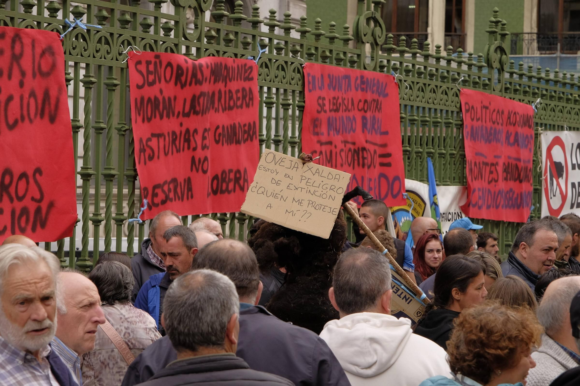 En imágenes: Así fue la manifestación del campo asturiano en Oviedo