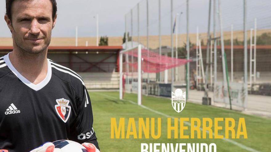 El club dio la bienvenida a Manu Herrera.