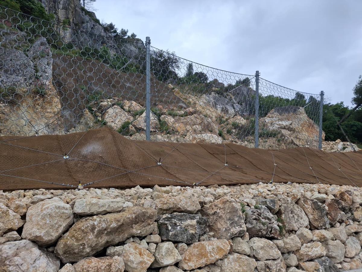 Así ha quedado el esencial Camí del Xap, en la Vall de Gallinera, tras su reapertura (imágenes)