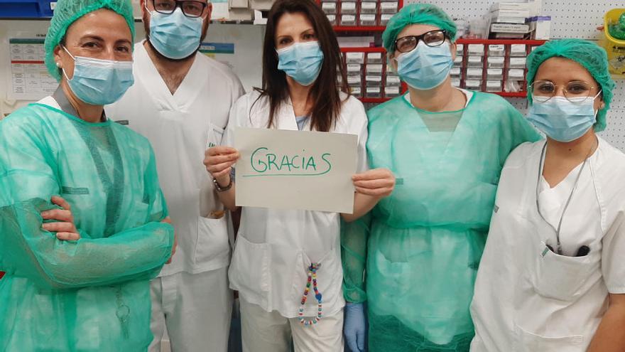 Cartas de ánimo para pacientes ingresados en el Hospital Vega Baja