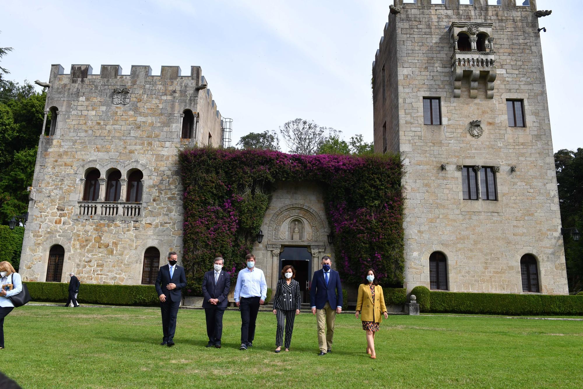 Acto oficial de la apertura de las jardines del pazo de Meirás