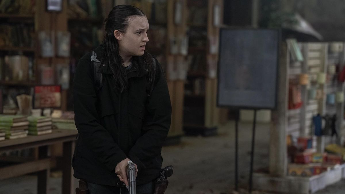 Bella Ramsey (Ellie) en una imagen del final de temporada de 'The last of us'