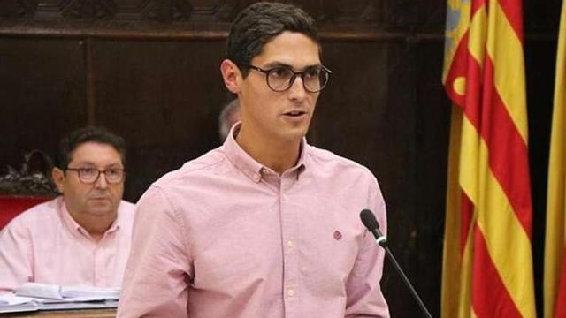 Ximo Catalán, en el último pleno.