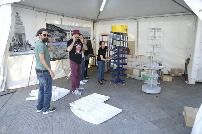 PREPARATIVOS FERIA DEL LIBRO