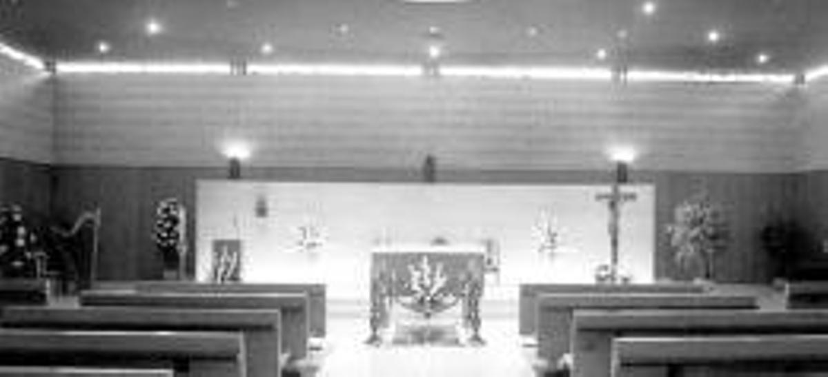 Capilla del tanatorio gijonés.