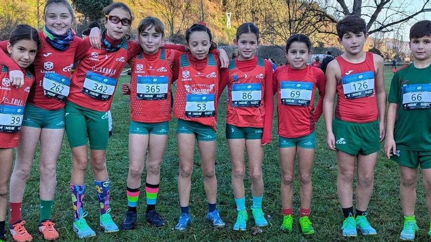 Destacado papel del Club Oriente Atletismo en el Regional de campo a través, en Ujo