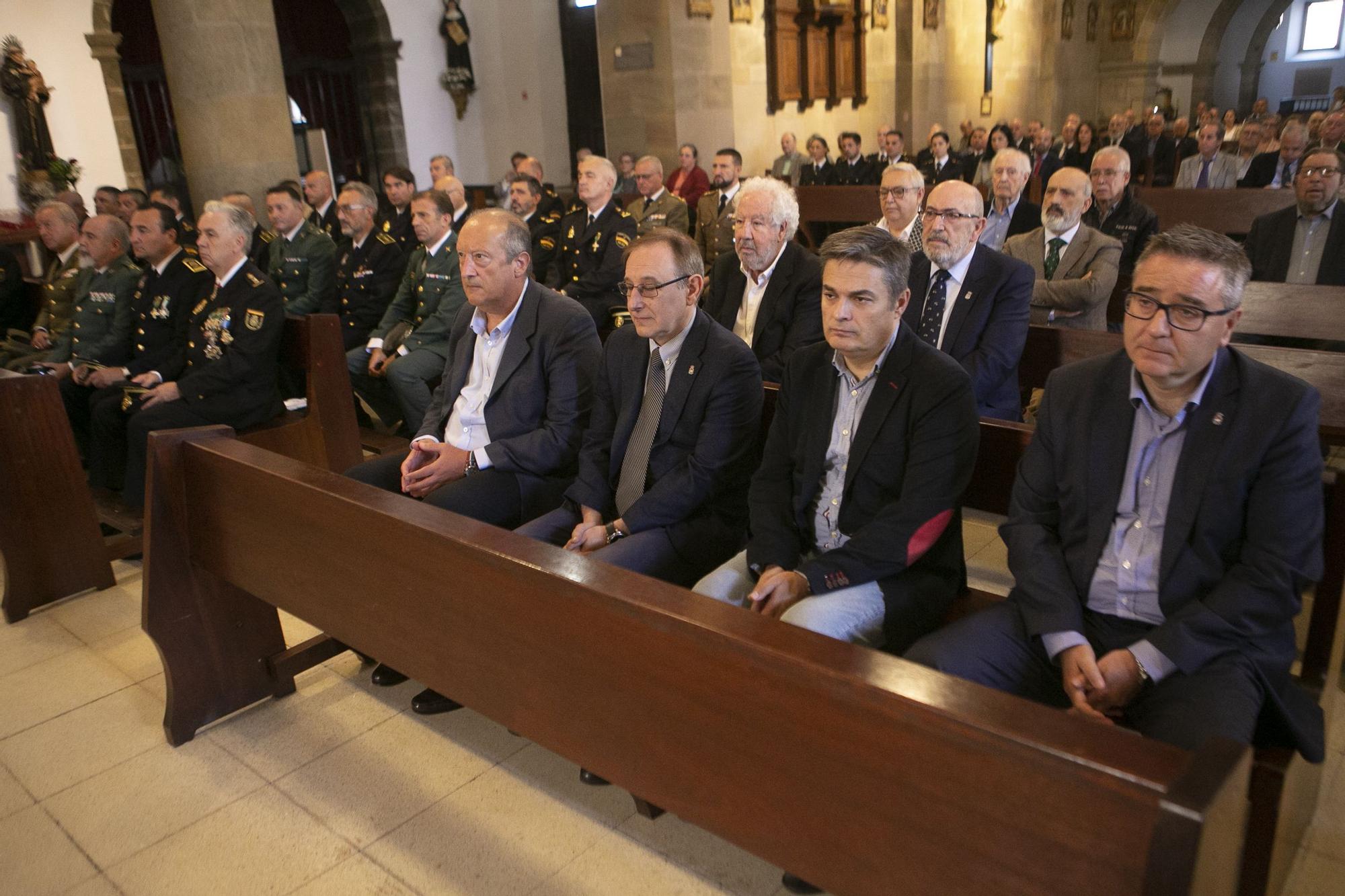 En imágenes: así celebró la Policía Nacional los Ángeles Custodios en Avilés