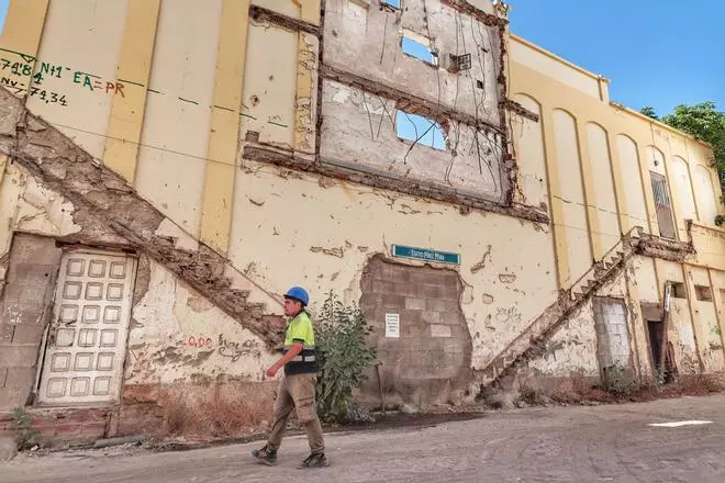 Visita a las obras del Viera y Clavijo