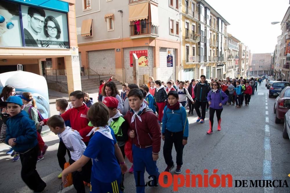 Marcha en el Día del Cáncer Infantil en Caravaca