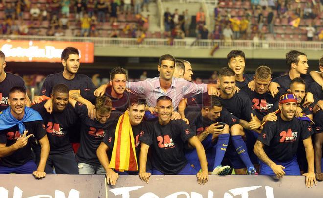 El ascenso del Barcelona B, en imágenes