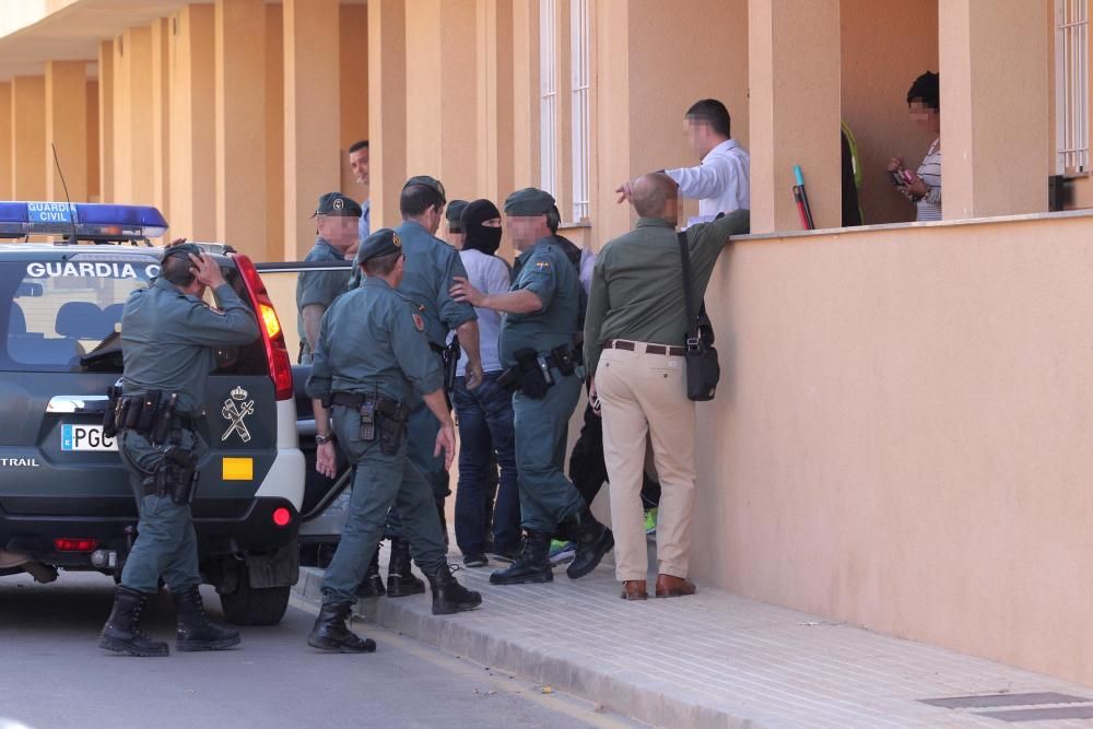 Redada antidroga de la Guardia Civil en Roche