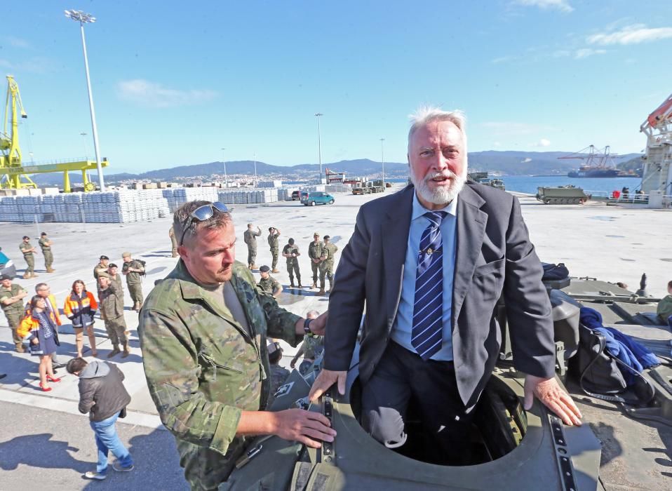 Desfile de acorazados desde Vigo rumbo al Báltico