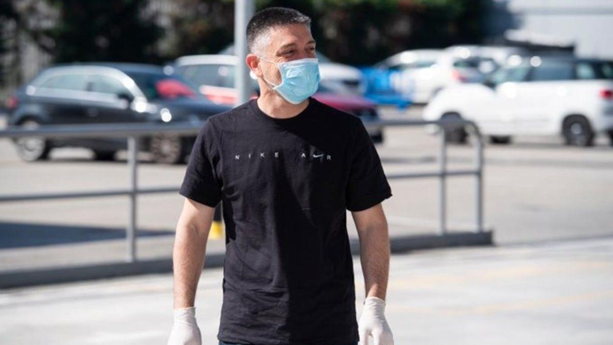 García Pimienta, en la ciudad deportiva del Barça