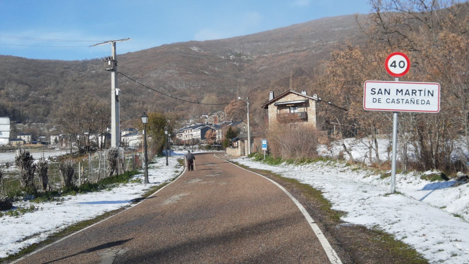 Nieve en Sanabria: el blanco vuelve a las montañas