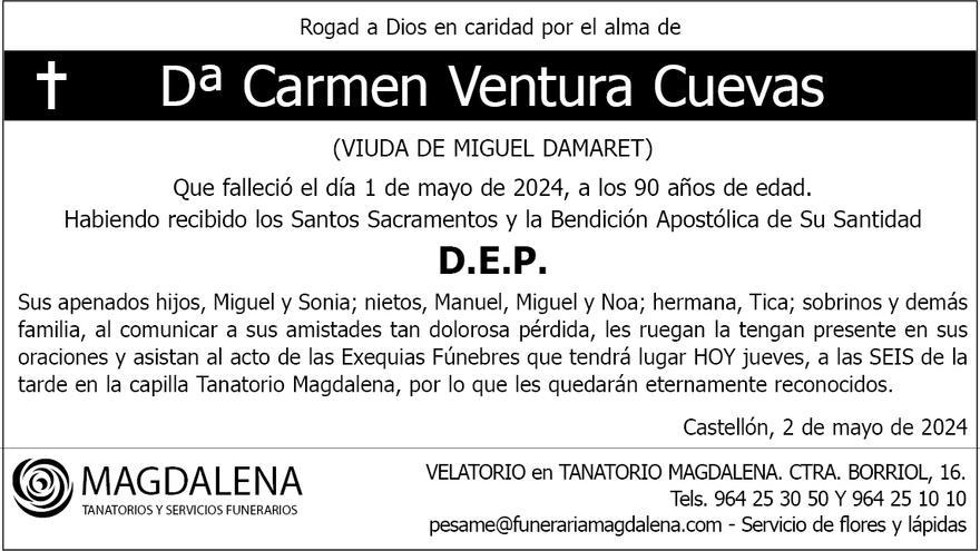 Dª Carmen Ventura Cuevas