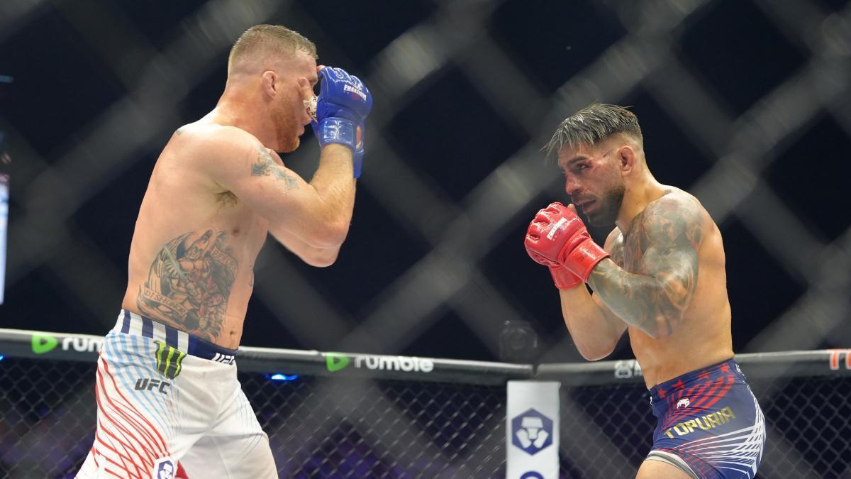 Gaethje sorprende a Topuria en el tercer asalto