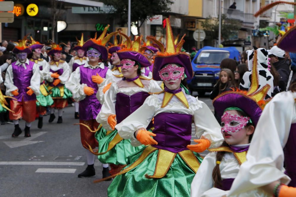 Rua de Carrosses i Comparses que ha tancat el Carnaval de la Costa Brava Sud a Blanes