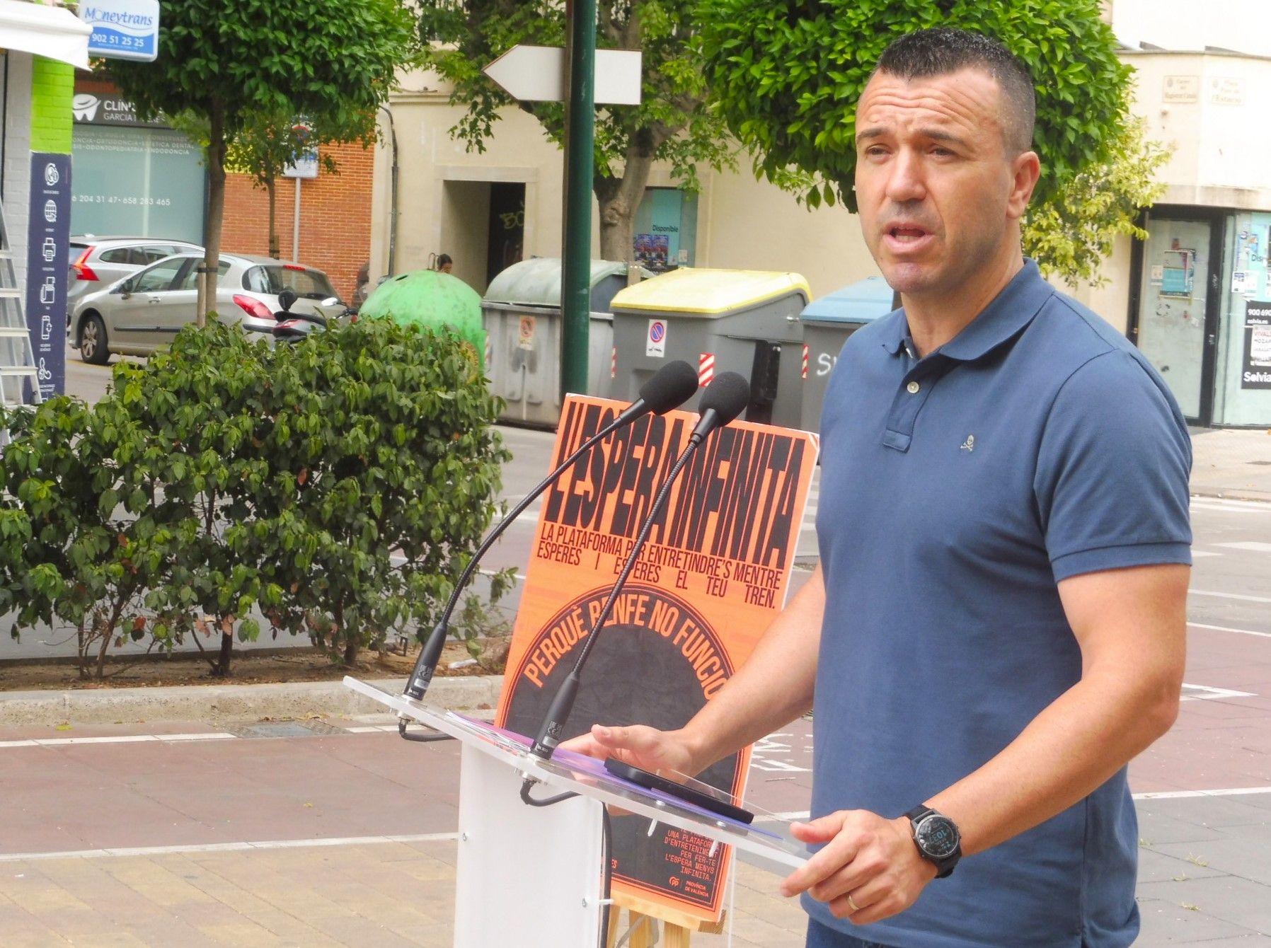 Mompó, esta mañana en Gandia.