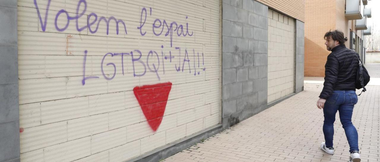 El local del carrer Torín,  destinat a acollir l’Espai LGTBI de Girona.  | ANIOL RESCLOSA