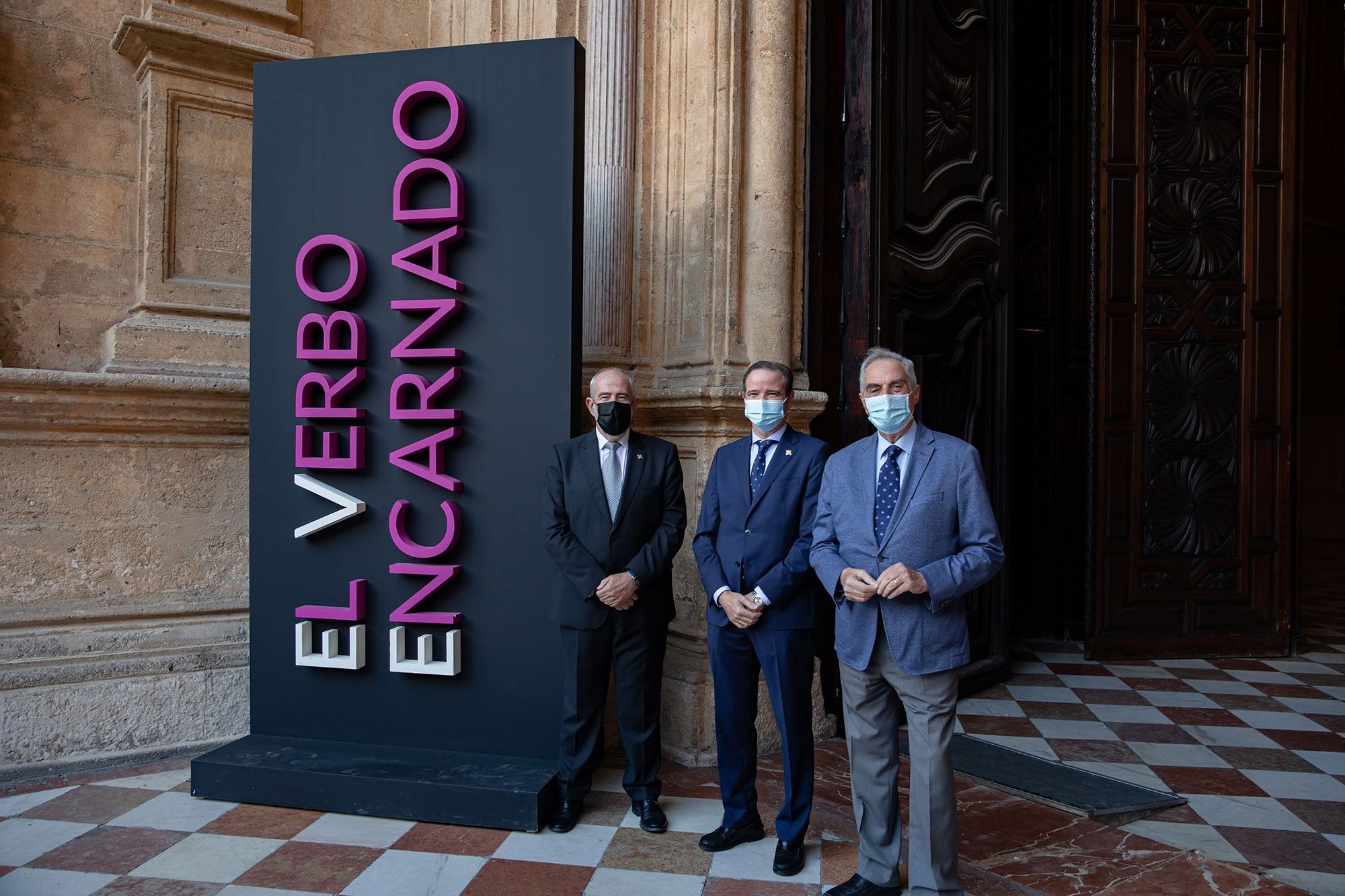 El presidente de Italia, Sergio Mattarella, aprovecha su estancia en Málaga y visita 'El Verbo Encarnado'