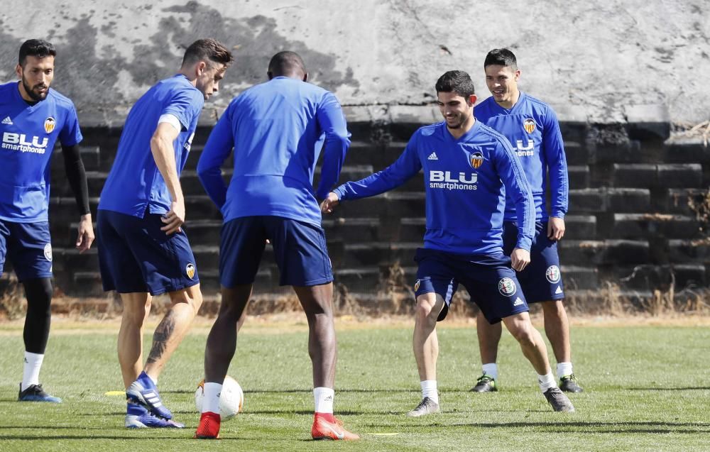 Último entrenamiento antes de viajar a Krasnodar