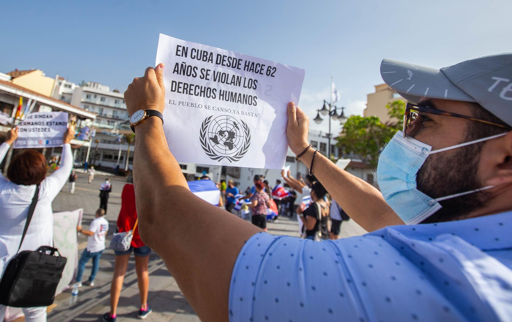 Manifestación por una Cuba libre