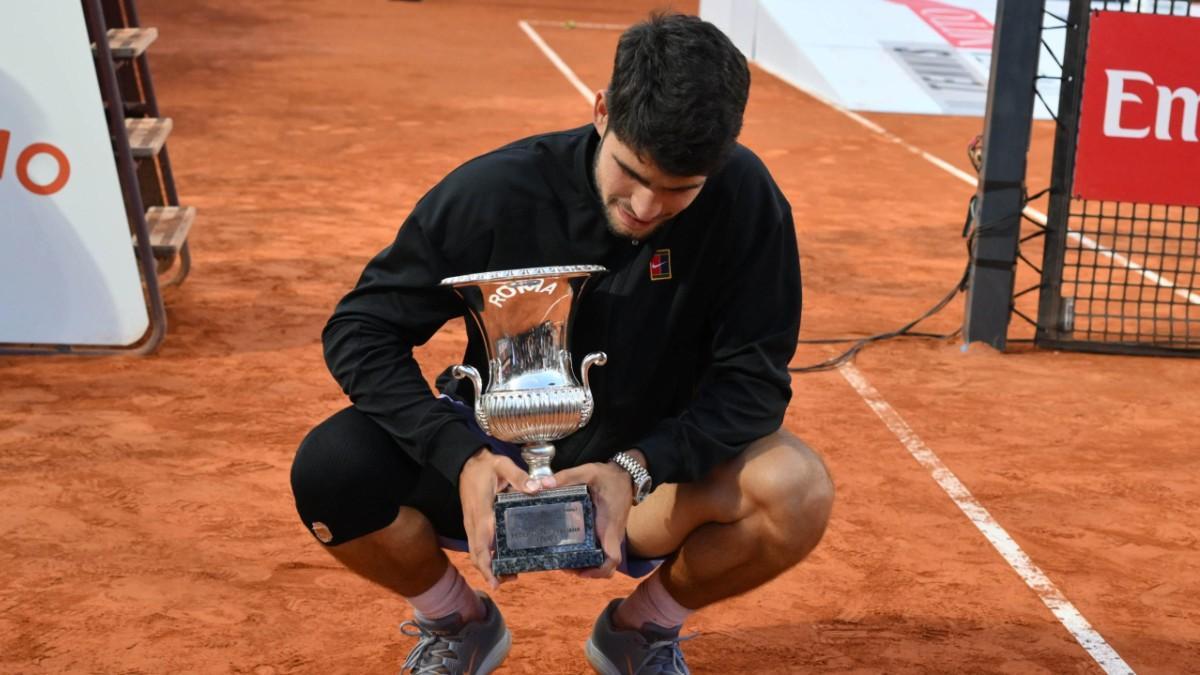 Carlos Alcaraz, campeón en Roma
