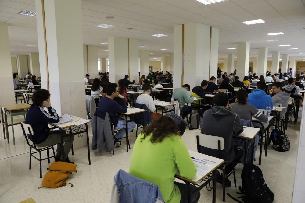 Pruebas de selectividad del campus de Gijón