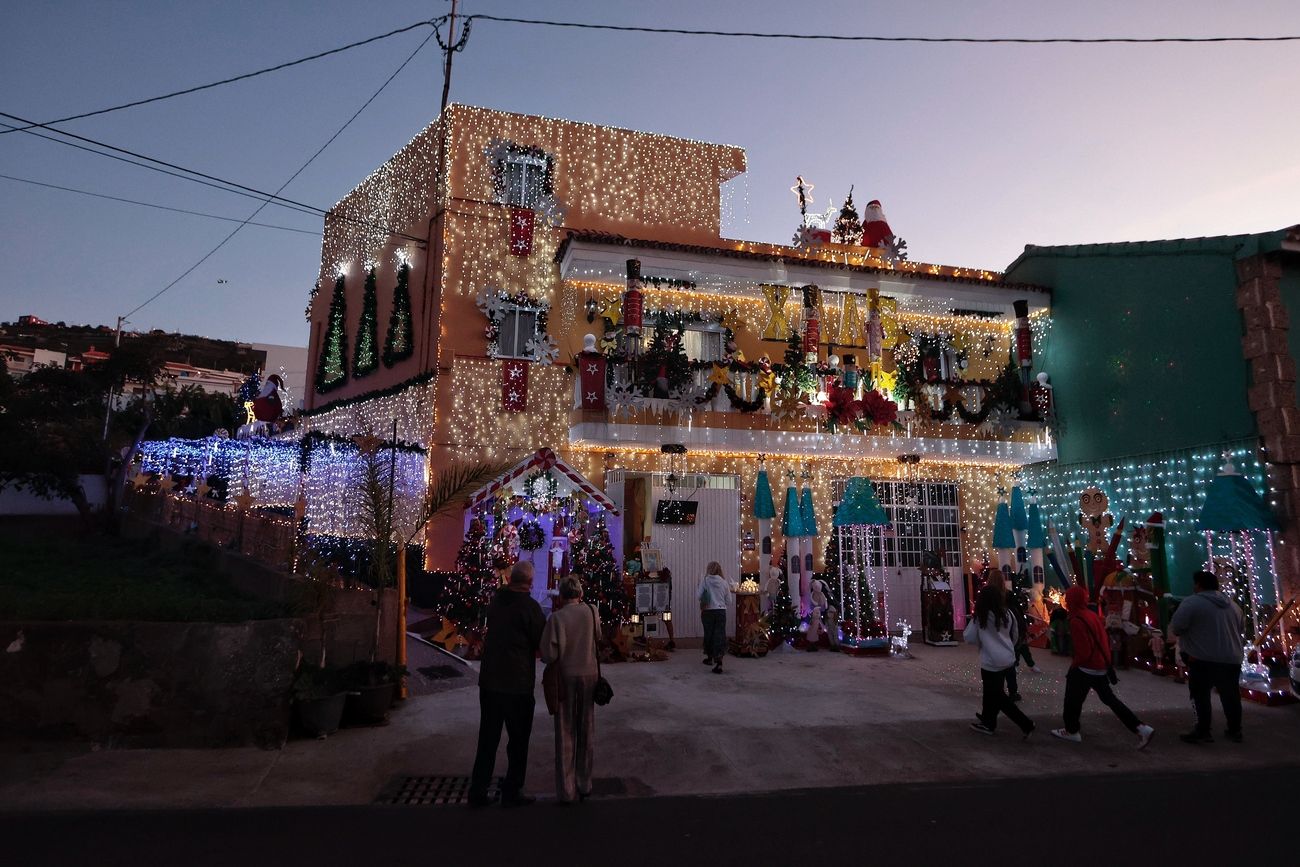 La casa más navideña de Tenerife