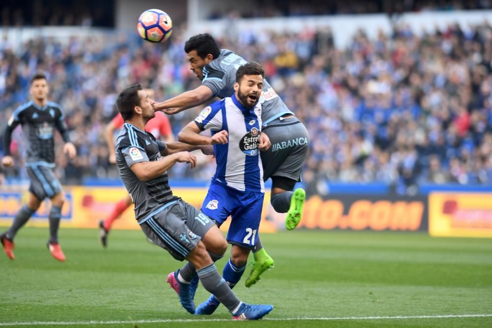 El Dépor cae en el derbi ante el Celta