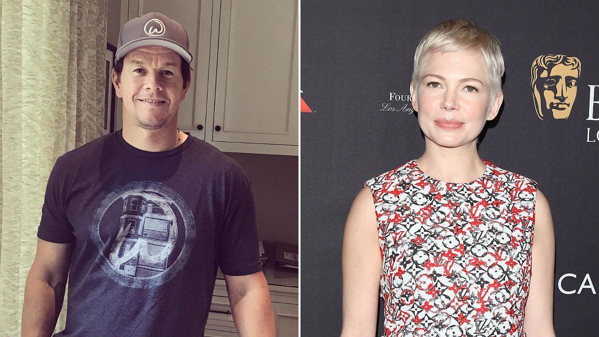 Combo de los actores Mark Wahlberg y Michelle Williams