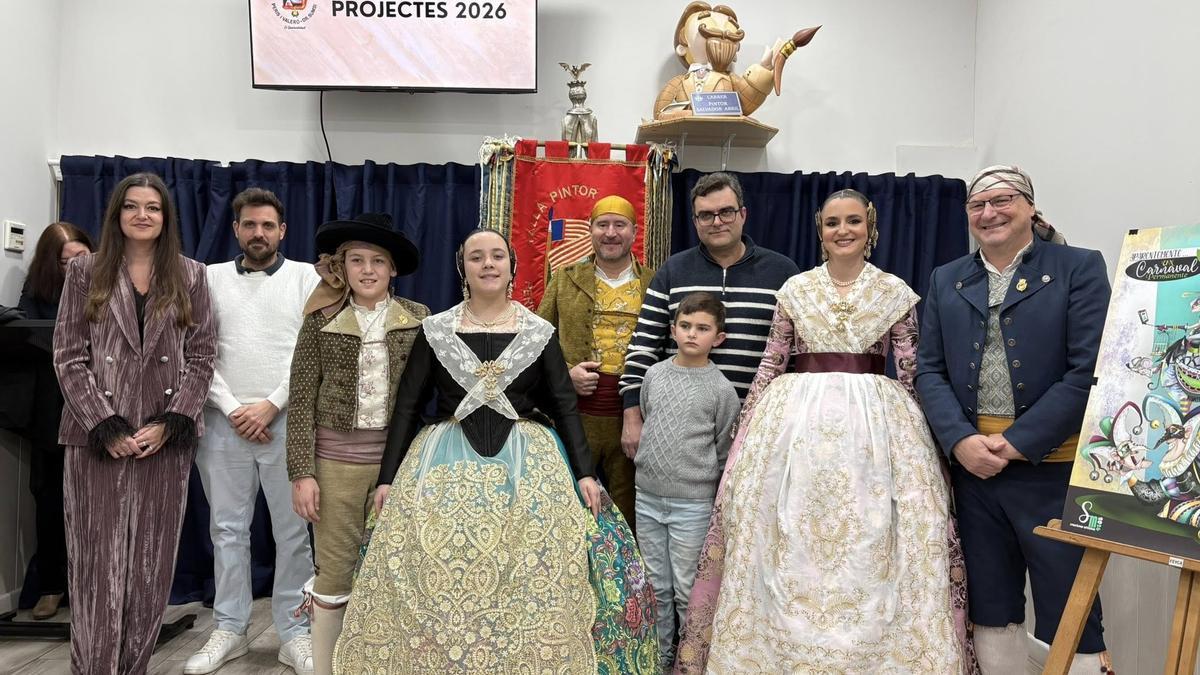 Presentación de los proyectos de Pintor Salvador Abril-Peris y Valero