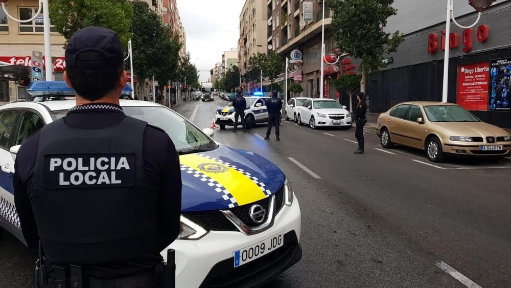 Controles realizados por la Policía Local de Elche