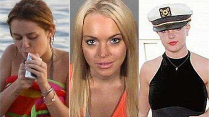 Miley Cyrus, Lindsay Lohan y Britney Spears.