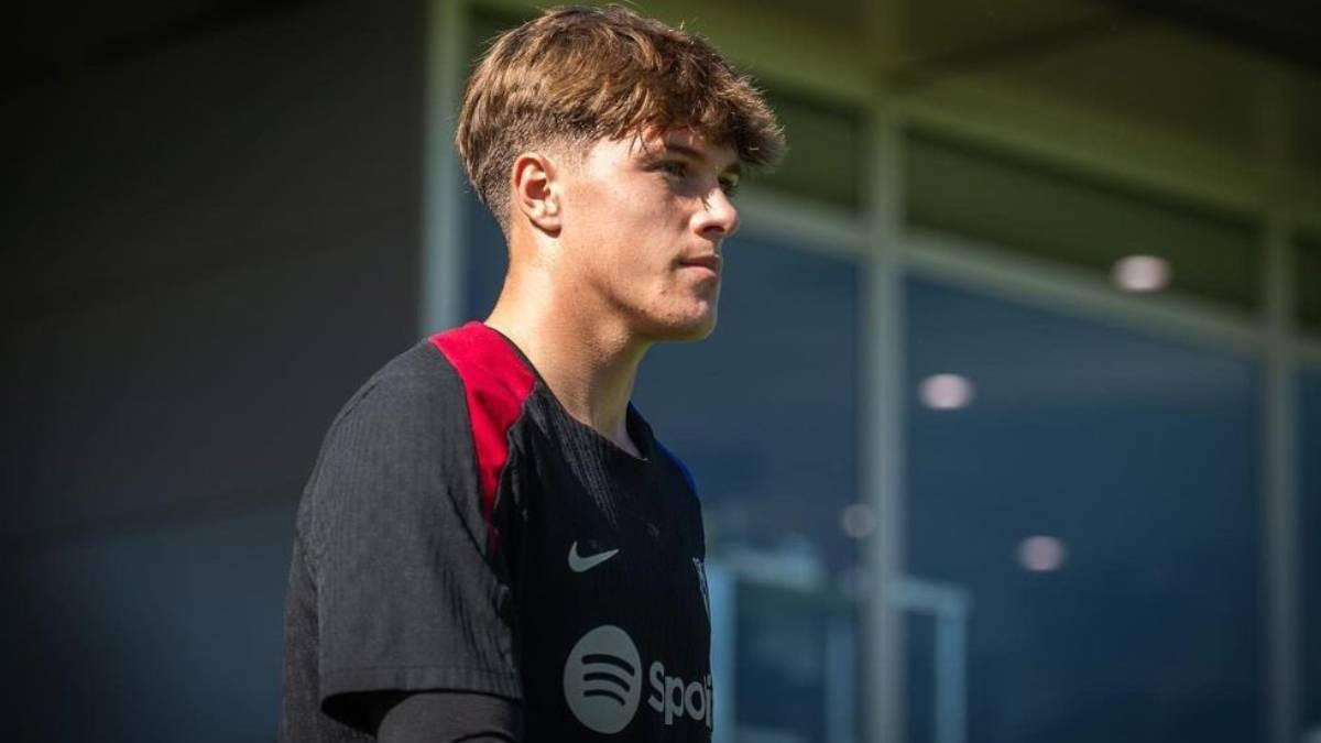 Iker Rodríguez, portero del Barça que vuelve tras seis meses KO