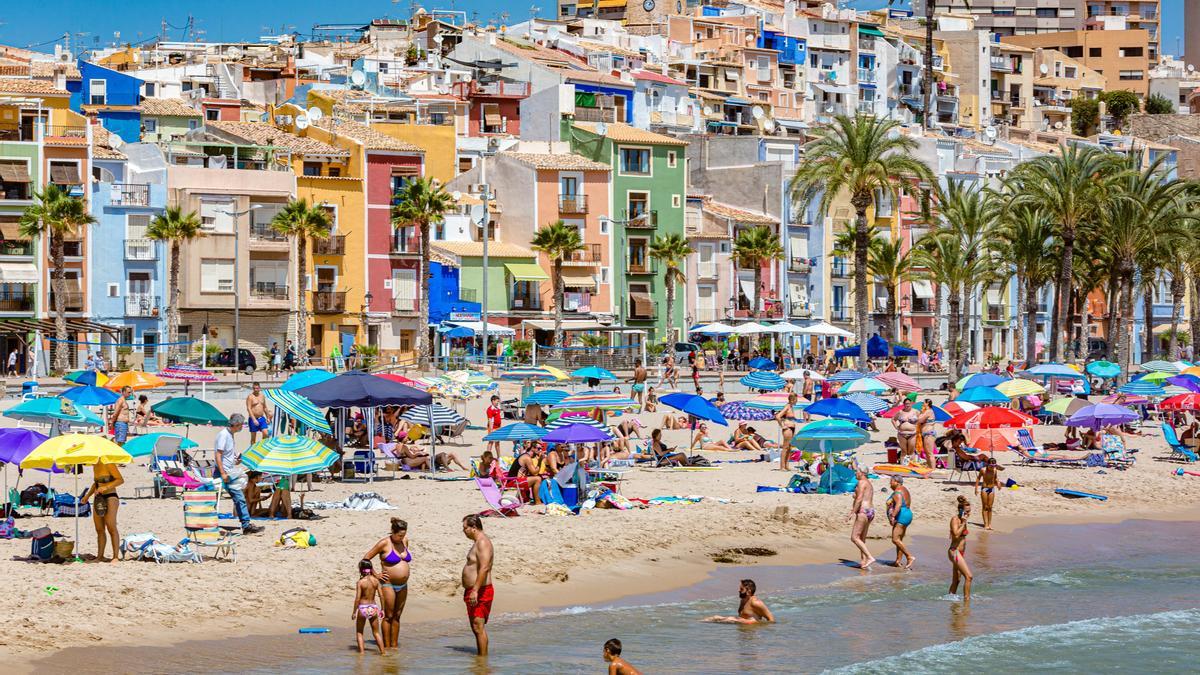 Playa del casco antiguo de la Vila Joiosa.