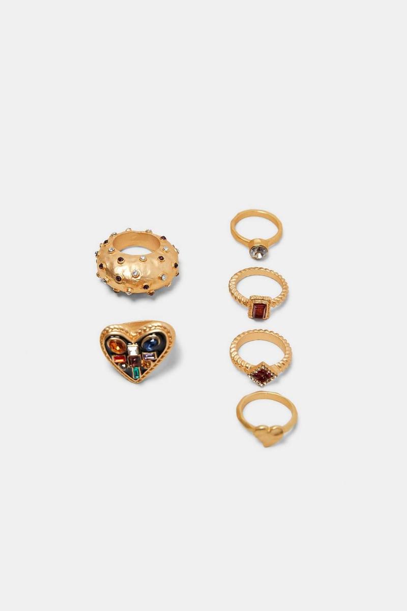 Set de anillos de la nueva colección de Zara