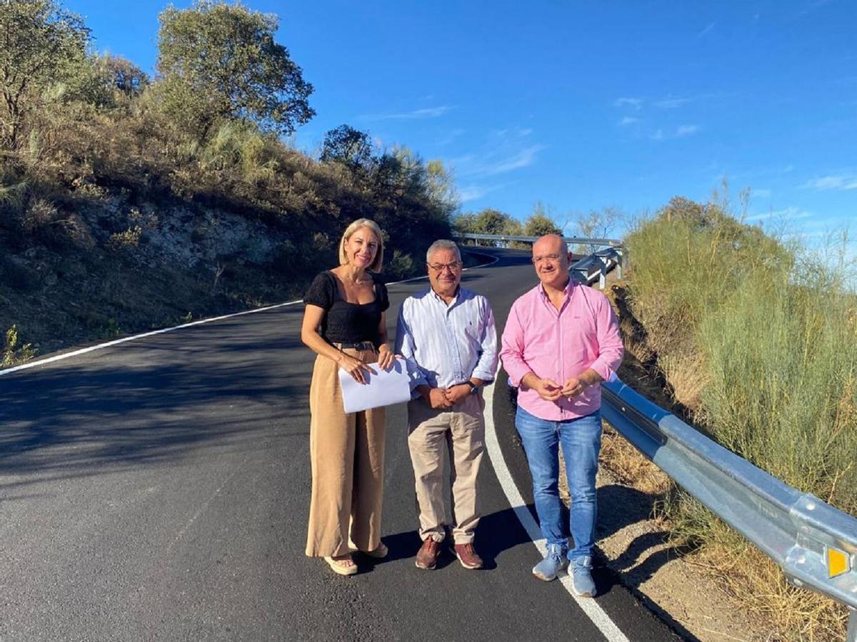 El camino de Los Portales reduce en 20 minutos el acceso a la carretera A-356.