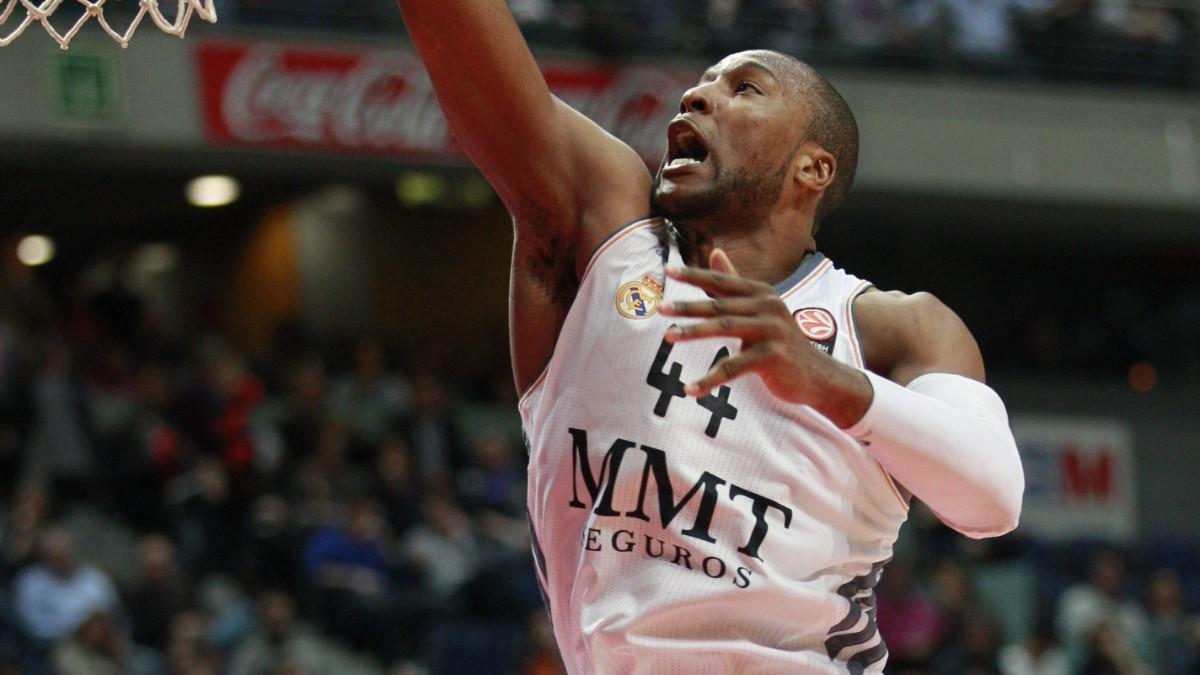 Marcus Slaughter, en una foto de archivo con el Real Madrid