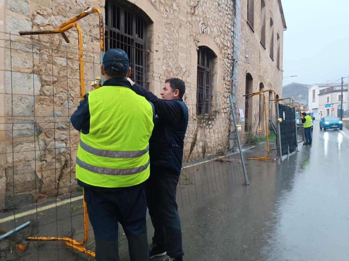 Los trabajos se han llevado a cabo en el camí de Cas Jurat.