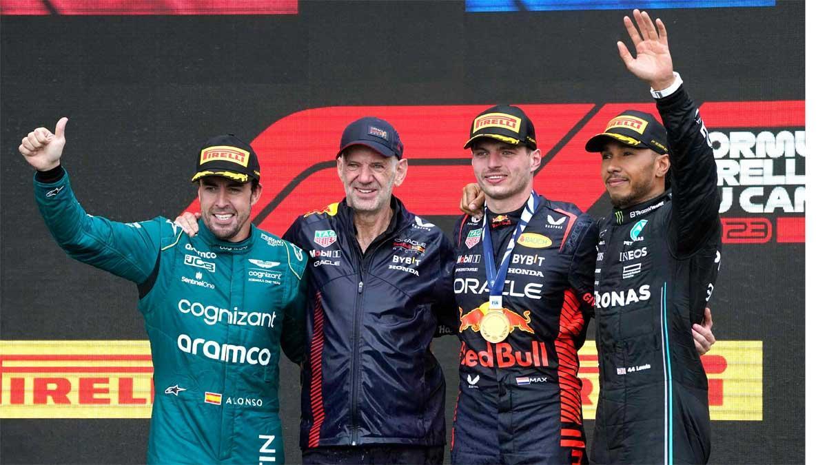 Alonso, en el podio de Canadá