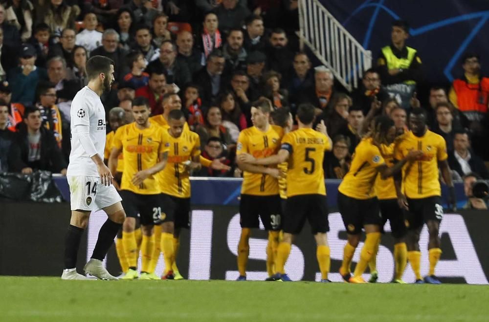 Valencia CF - Young Boys, en imágenes