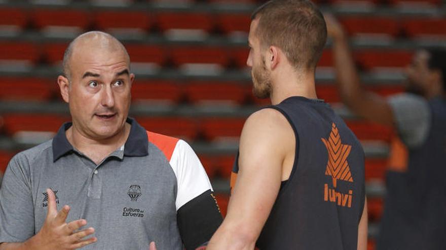 Ponsarnau, durante un entrenamiento.